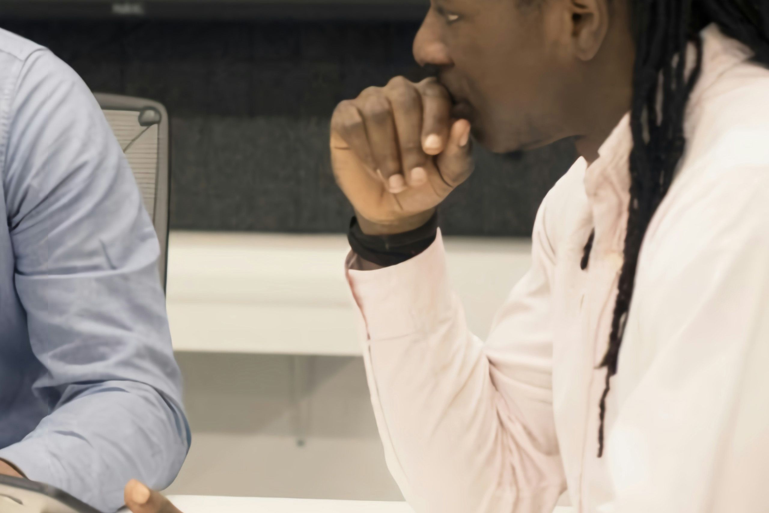 Man in Office Meeting for Simulations for Recruitment and Talent Acquisition