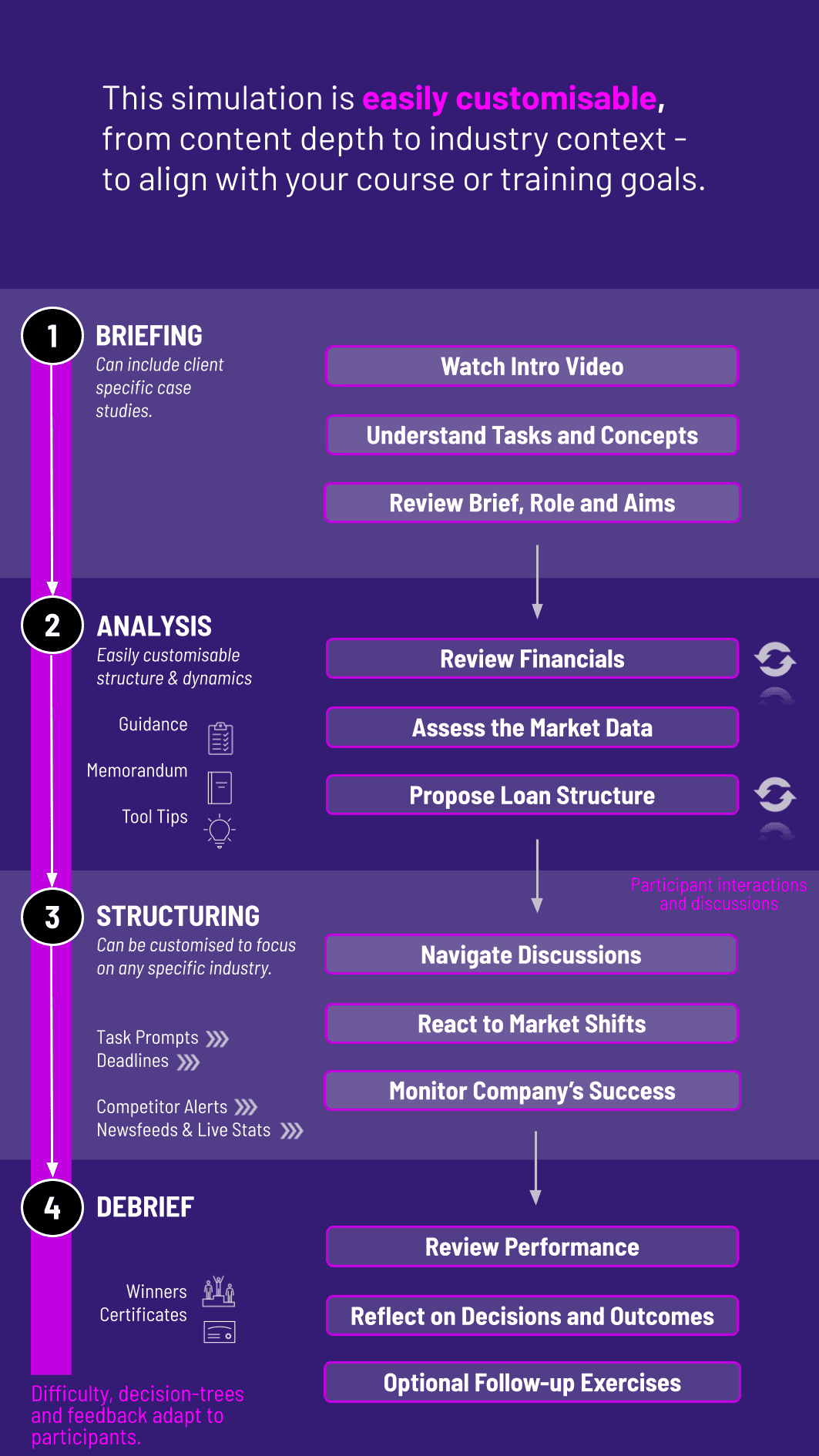 Microfinance Simulation Workflow Interface